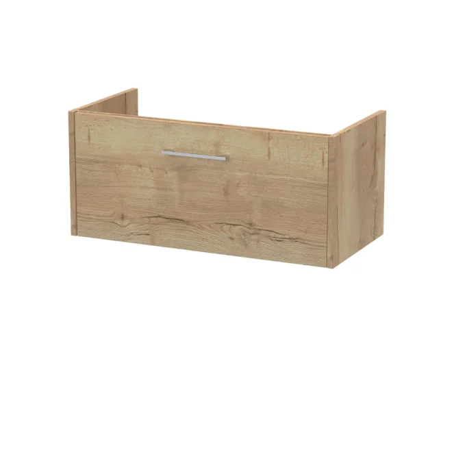 Hudson Reed Juno 800 Oak Wall Hung Vanity Unit