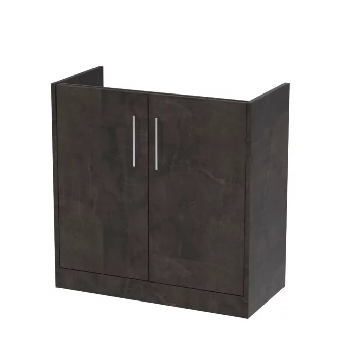 Hudson Reed Juno 800 Slate 2 Door Floor Standing Vanity Unit