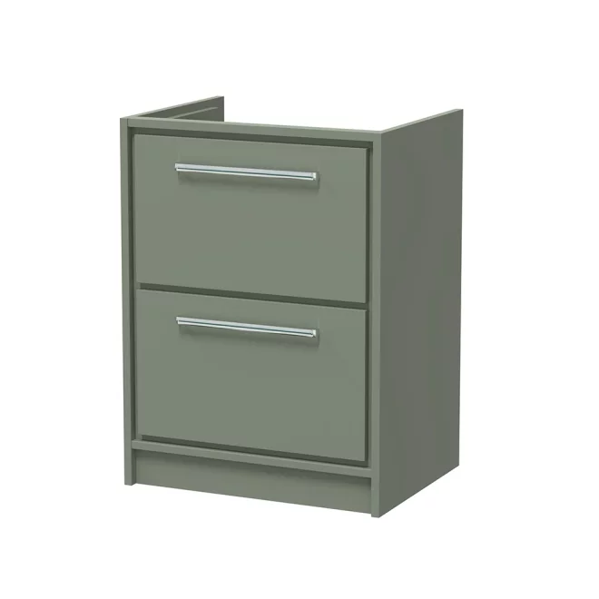Hudson Reed Lille 600 Fern Green Floor Standing Vanity Unit