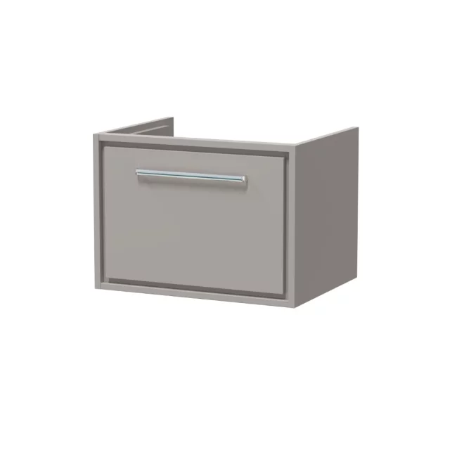 Hudson Reed Lille 600 Pebble Grey Wall Hung Vanity Unit