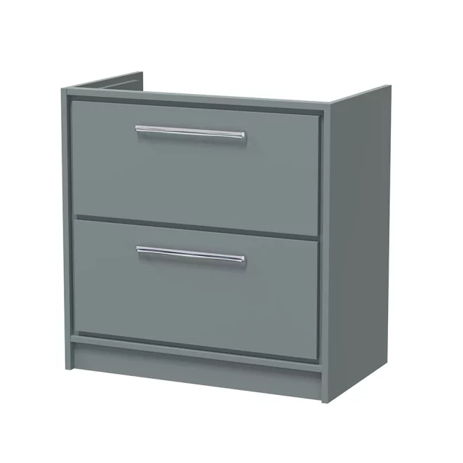 Hudson Reed Lille 800 Coastal Grey Floor Standing Vanity Unit