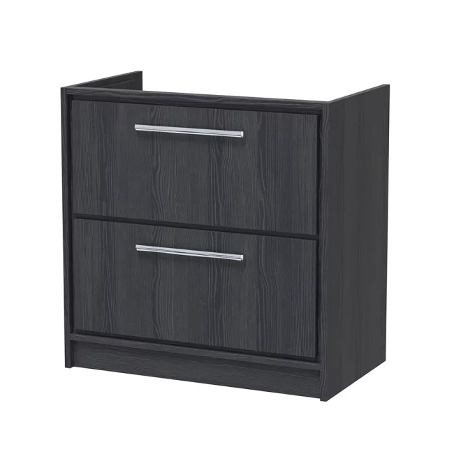 Hudson Reed Lille 800 Graphite Grey Floor Standing Vanity Unit