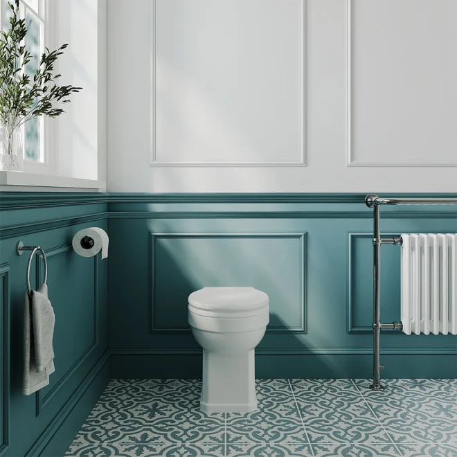 Hudson Reed Richmond Traditional Back to Wall Toilet Pan