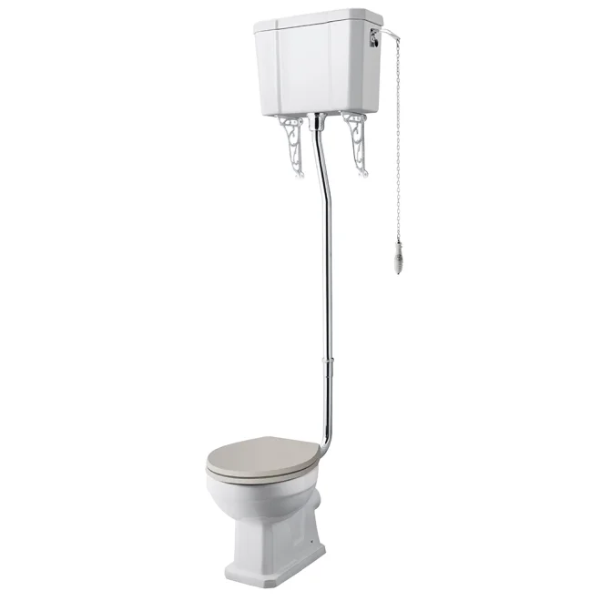 Hudson Reed Richmond Traditional Comfort Height High Level Toilet