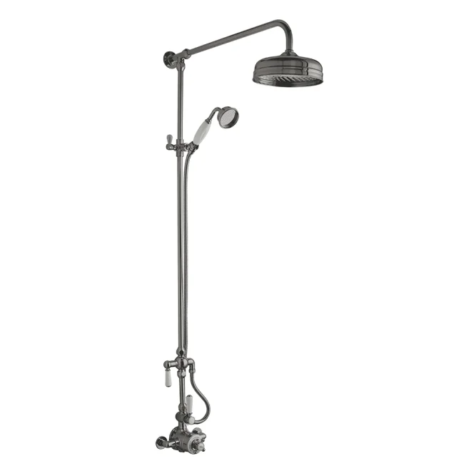 Hudson Reed Topaz Brushed Pewter Shower & Exposed Valve
