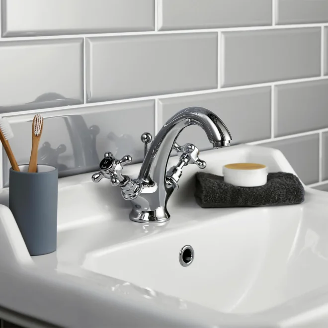 Hudson Reed Topaz Chrome Basin Mixer Tap