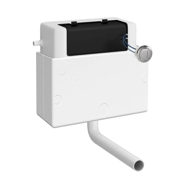 Hudson Reed White Dual-Flush Concealed Cistern