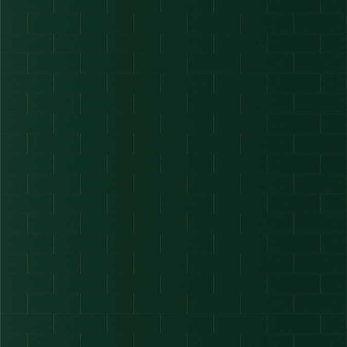 Hunter Green Showerwall Compact Tile Effect Wall Panel - 1220 x 2400mm