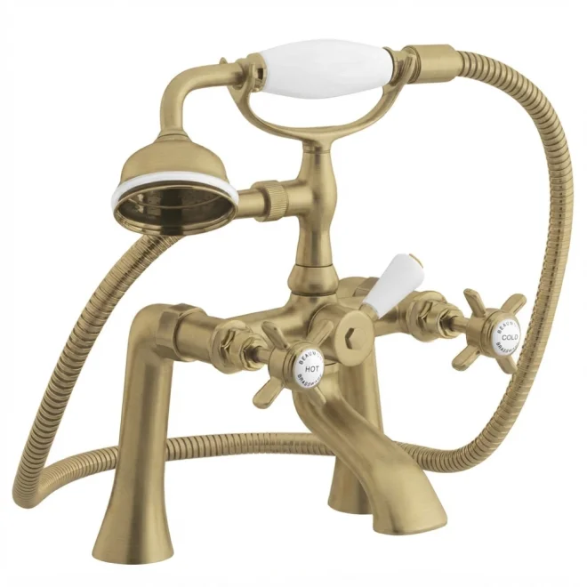 nuie Beaumont Brass 1/2" Bath Shower Mixer