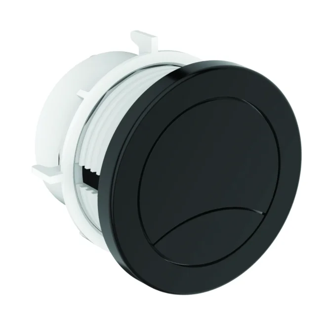 Ideal Standard Conceala 3 Black Dual Flush Push Button