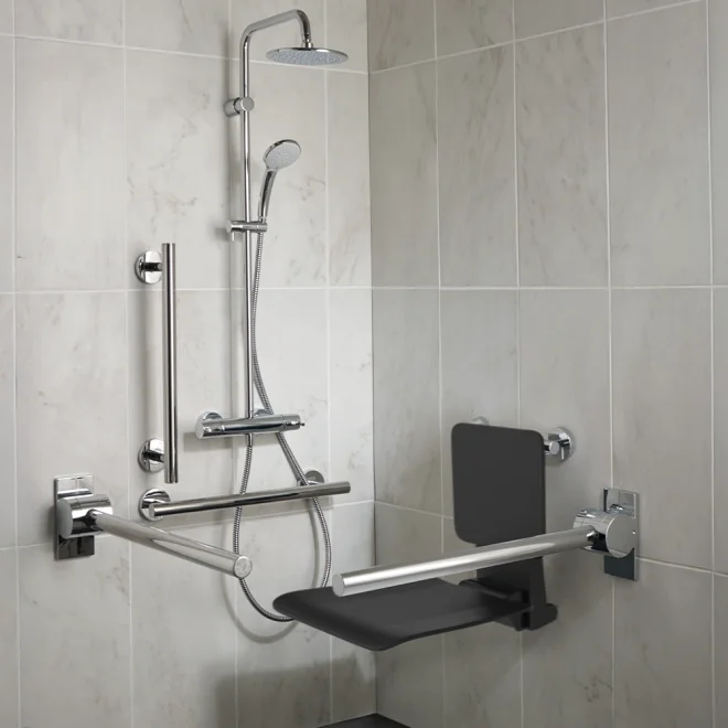 Ideal Standard Concept Freedom Shower Pack with Chrome Rails