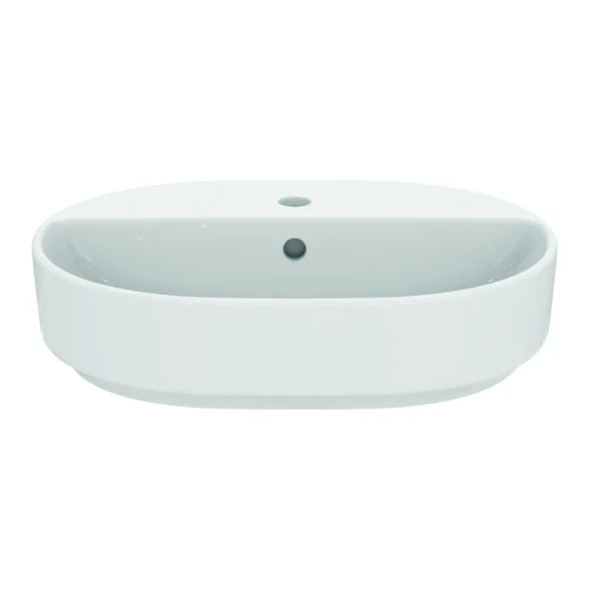 Ideal Standard i.life O 550mm Oval Vessel Basin with Overflow