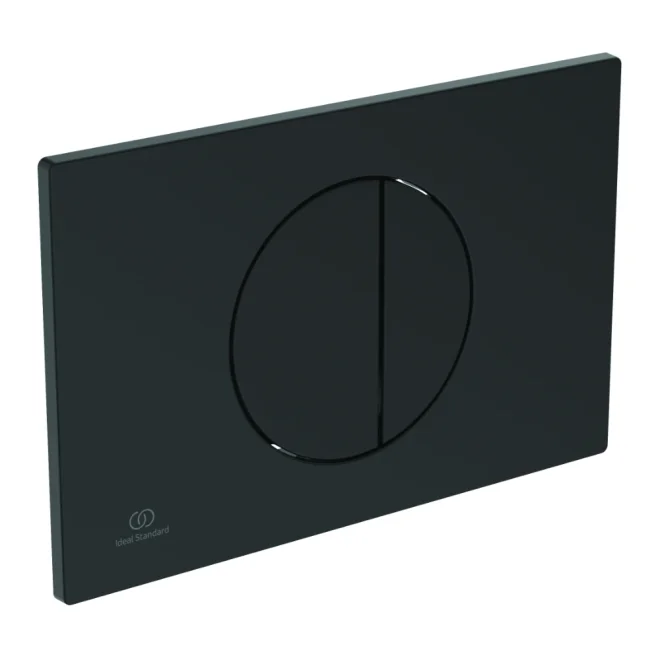 Ideal Standard Oleas M5 Black Round Dual Flush Plate