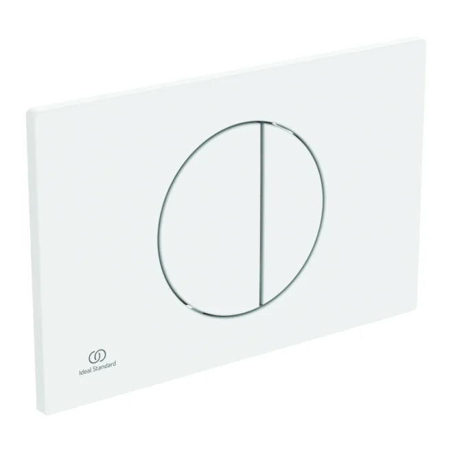Ideal Standard Oleas M5 Silk White Round Dual Flush Plate