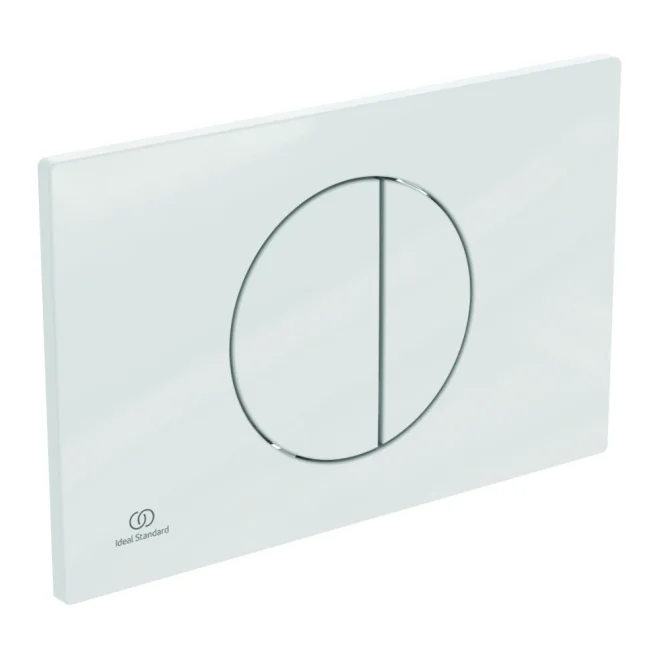 Ideal Standard Oleas M5 White Round Dual Flush Plate