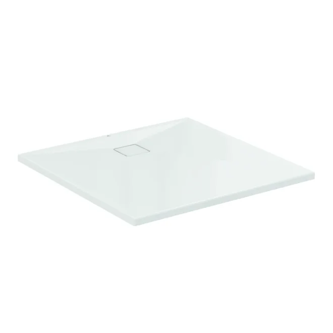 Ideal Standard Ultra Flat Evo 1000 x 1000 Glossy White Square Shower Tray