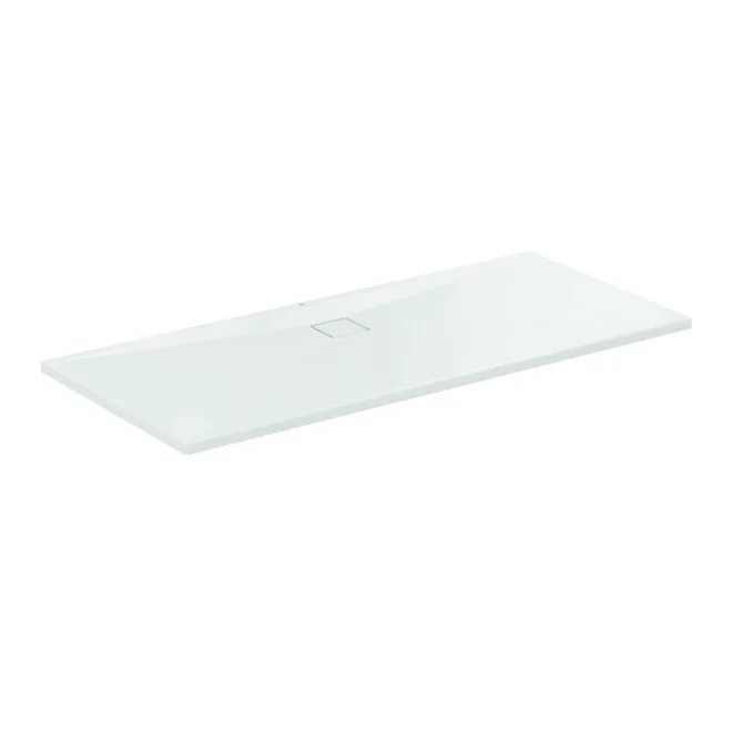 Ideal Standard Ultra Flat Evo 1800 x 800mm Glossy White Rectangle Shower Tray