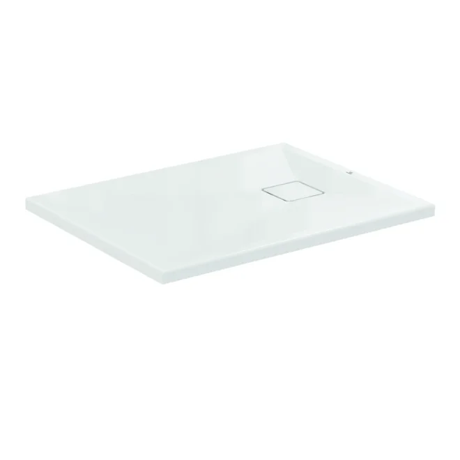 Ideal Standard Ultra Flat Evo 900 x 700mm Glossy White Rectangle Shower Tray