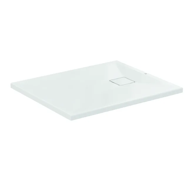 Ideal Standard Ultra Flat Evo 900 x 750mm Glossy White Rectangle Shower Tray