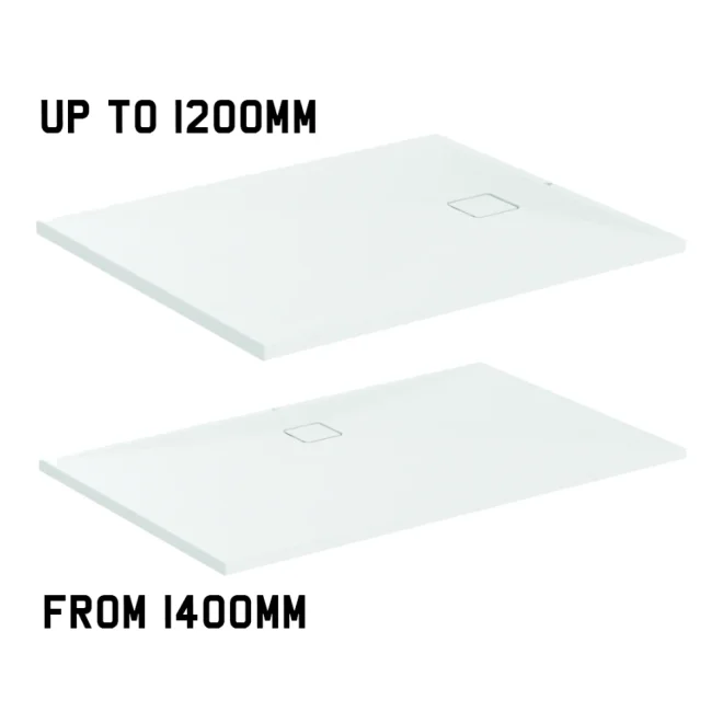 Ideal Standard Ultra Flat Evo Silk White Rectangle Shower Tray