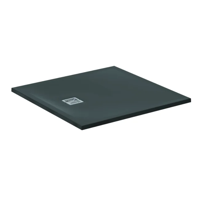Ideal Standard Ultra Flat S+ 1000 x 1000mm Jet Black Square Shower Tray