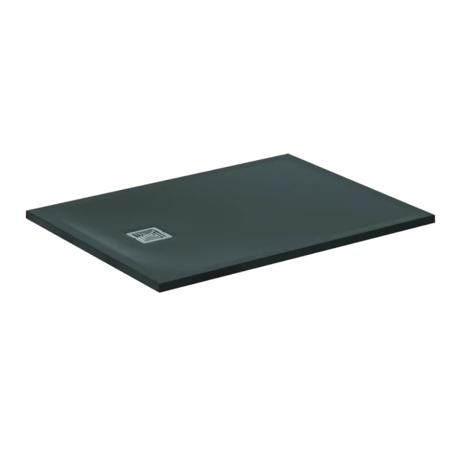 Ideal Standard Ultra Flat S+ 1200 x 900mm Jet Black Rectangle Shower Tray