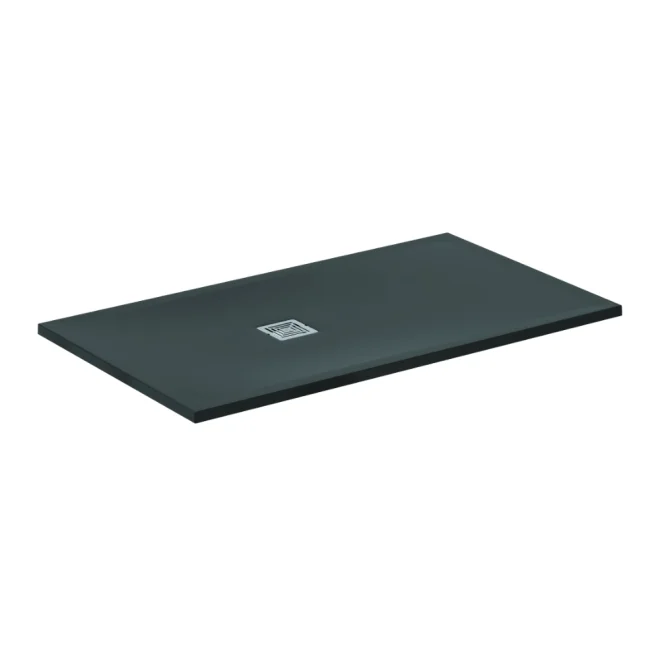 Ideal Standard Ultra Flat S+ 1400 x 800mm Jet Black Rectangle Shower Tray