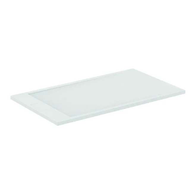 Ideal Standard Ultra Flat S i.life 1400 x 800mm Pure White Rectangle Shower Tray - End Waste