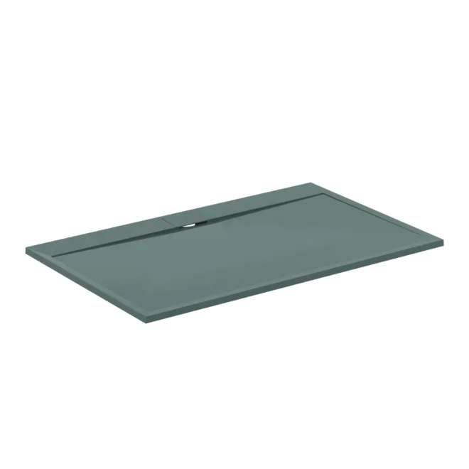 Ideal Standard Ultra Flat S i.life 1600 x 1000mm Concrete Grey Rectangle Shower Tray