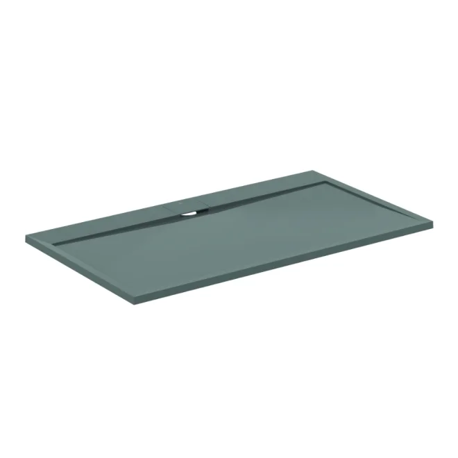 Ideal Standard Ultra Flat S i.life 1600 x 900mm Concrete Grey Rectangle Shower Tray