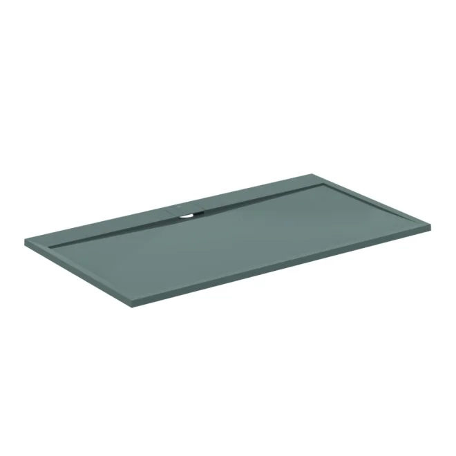 Ideal Standard Ultra Flat S i.life 1800 x 1000mm Concrete Grey Rectangle Shower Tray