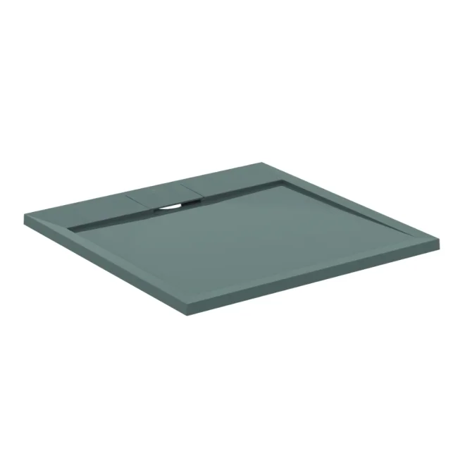 Ideal Standard Ultra Flat S i.life 800 x 800mm Concrete Grey Square Shower Tray