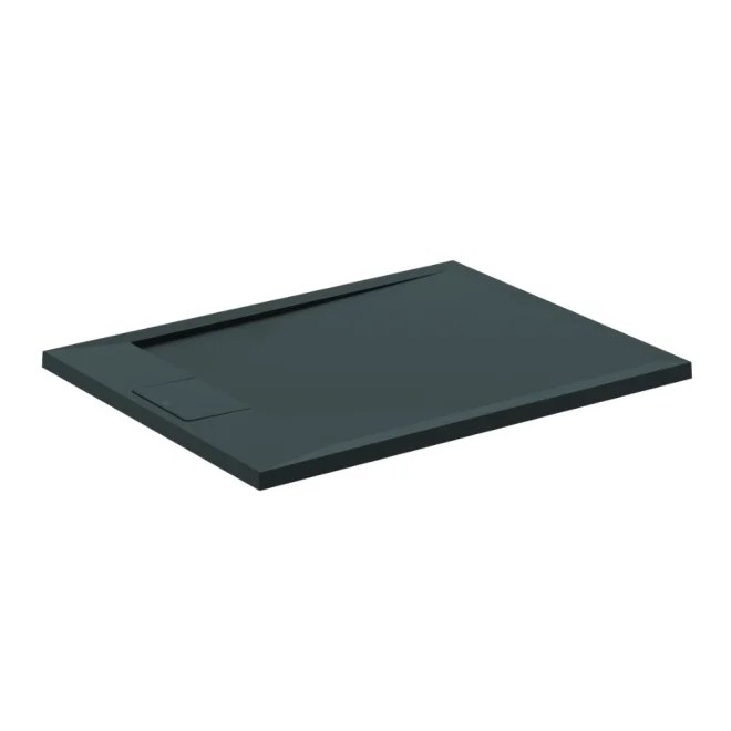 Ideal Standard Ultra Flat S i.life 900 x 700mm Jet Black Rectangle Shower Tray