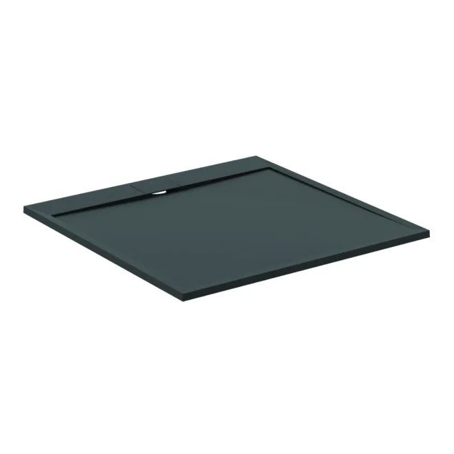 Ideal Standard Ultra Flat S i.life Jet Black Square Shower Tray