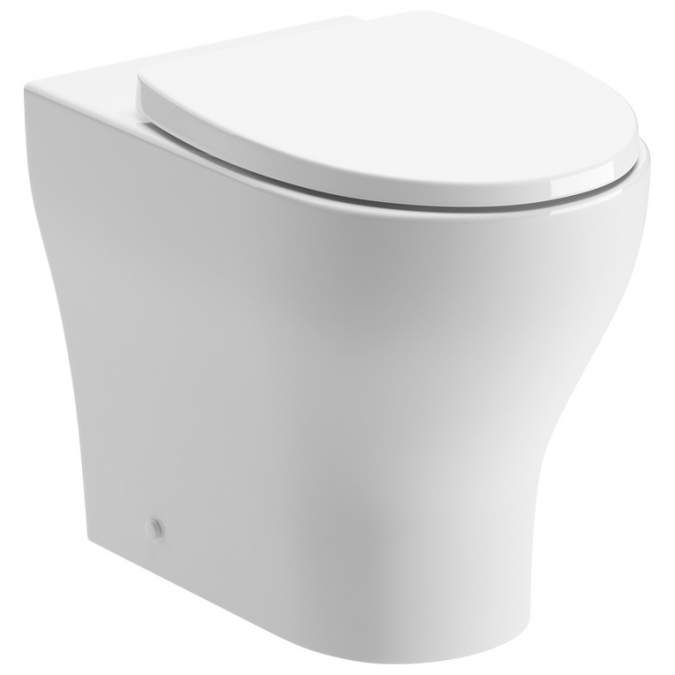 Idegem Rimless Back To Wall Toilet & Soft Close Seat