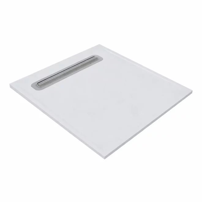 Impey Aqua-Dec Linear 2 1000x1000mm Wetroom Shower Tray