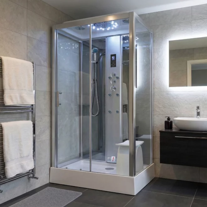 Insignia Showers PL105 Platinum Steam Shower Cabin 1050 x 850mm