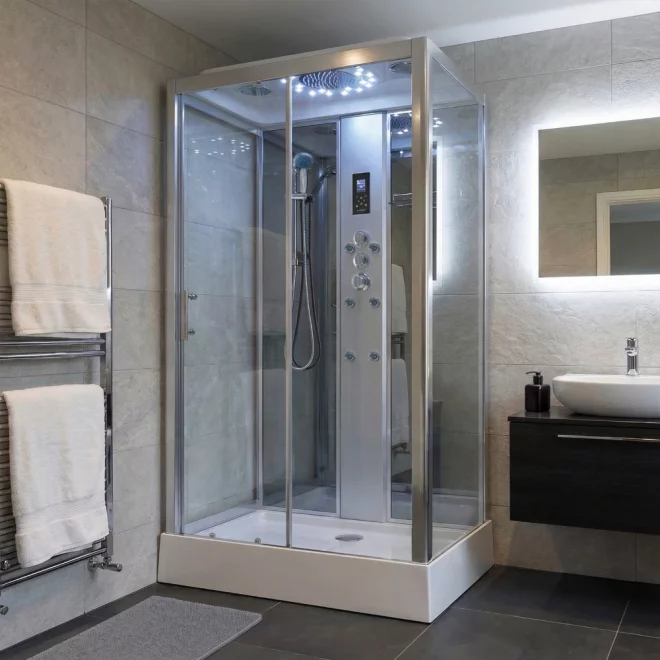 Insignia Showers PL115 Platinum Hydro Massage Shower Cabin 1150 x 850mm