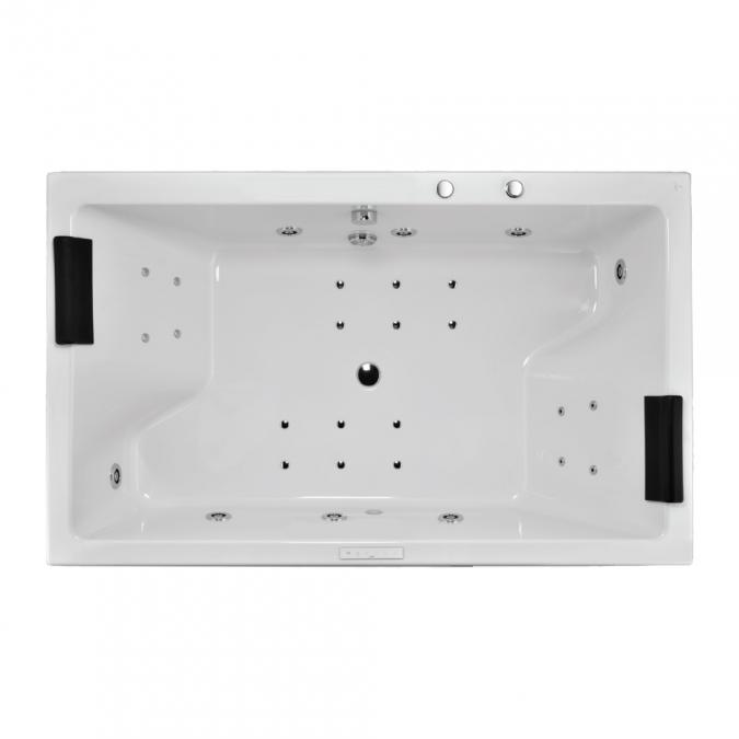 Jaquar Kubix Prime 1800 x 1100mm Combi System Whirlpool Bath