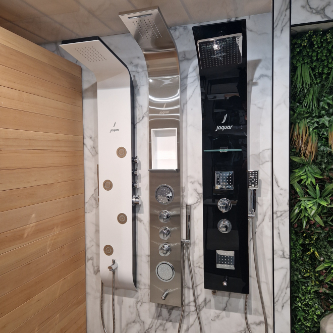 Jaquar Shower Tower Glossy Black - SHP-BLK-ST86112