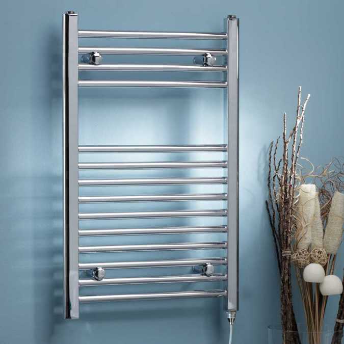 K-Rad Chrome 800 x 500mm Electric Towel Radiator