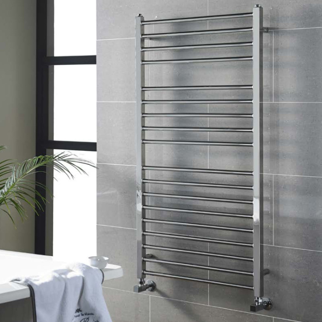 Kartell Metro 1200 x 500 Stainless Steel Towel Radiator