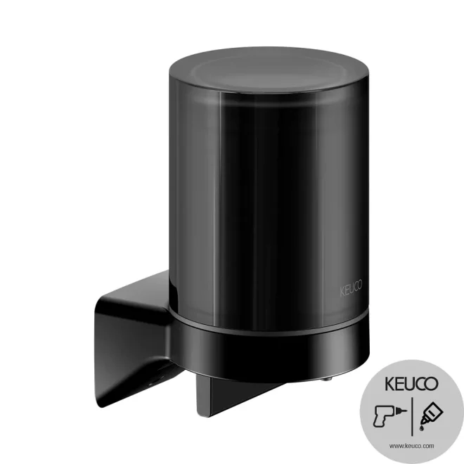 Keuco Aveno Matt Black Soap Dispenser