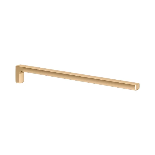Keuco Collection Moll 450mm Brushed Brass One Arm Towel Rail