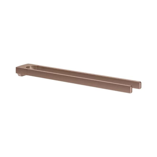 Keuco Collection Moll 450mm Brushed Red Gold Double Arm Towel Rail