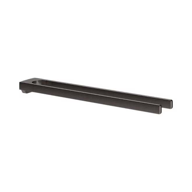 Keuco Collection Moll 450mm Brushed Titanium Black Double Arm Towel Rail