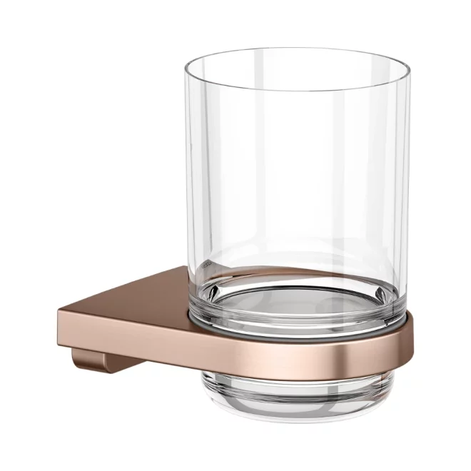 Keuco Collection Moll Brushed Red Gold Tumbler Holder
