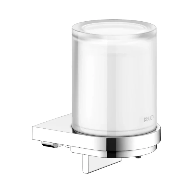 Keuco Collection Moll Chrome Soap Dispenser With Glass Tumbler