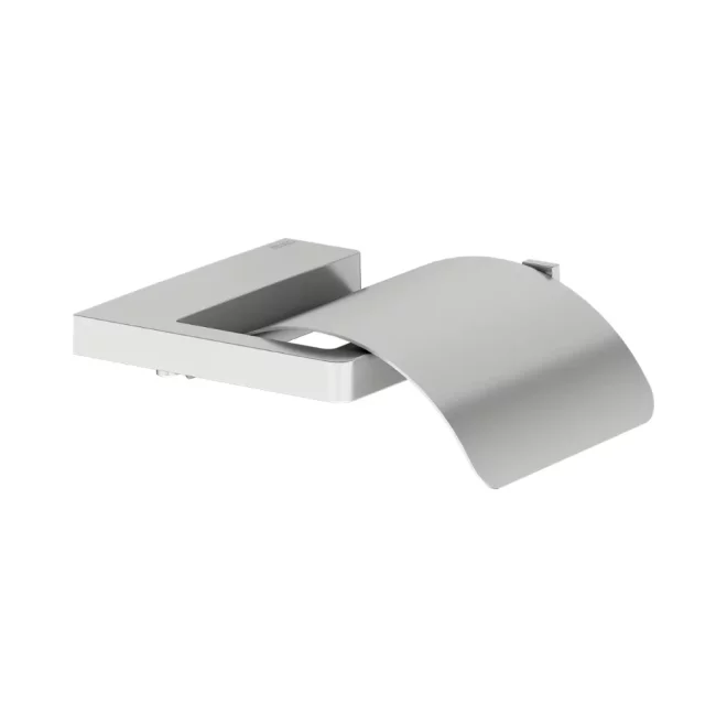 Keuco Collection Moll Stainless Steel Toilet Roll Holder With Lid