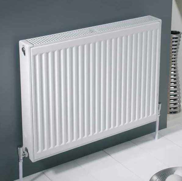 900 x 400 Type 21 Double Panel Single Convector Radiator, 3289BTU - Kompact